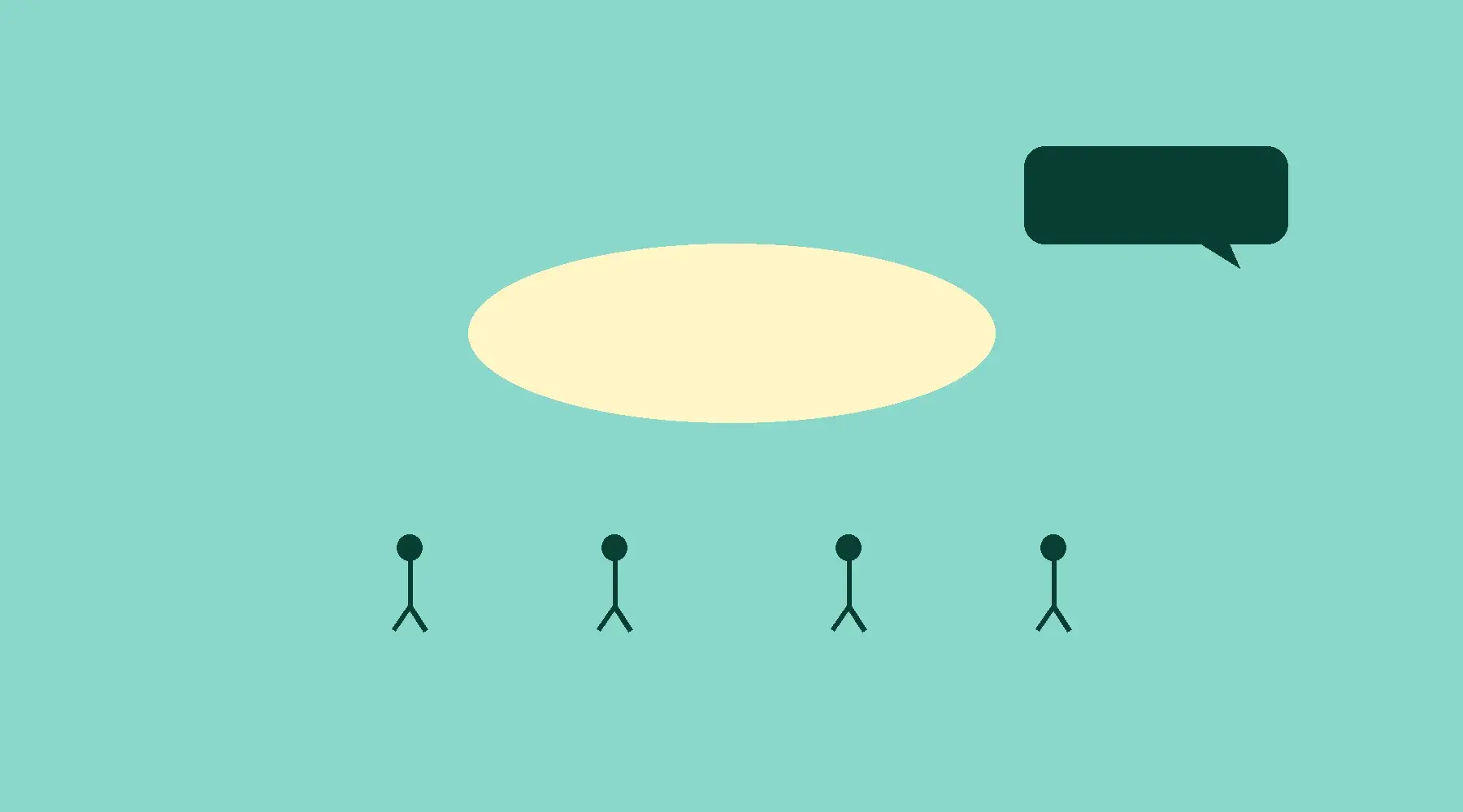 Editorial visual for the real meeting happens after the meeting